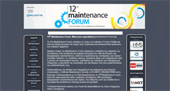 Desktop Screenshot of maintenance-forum.eu